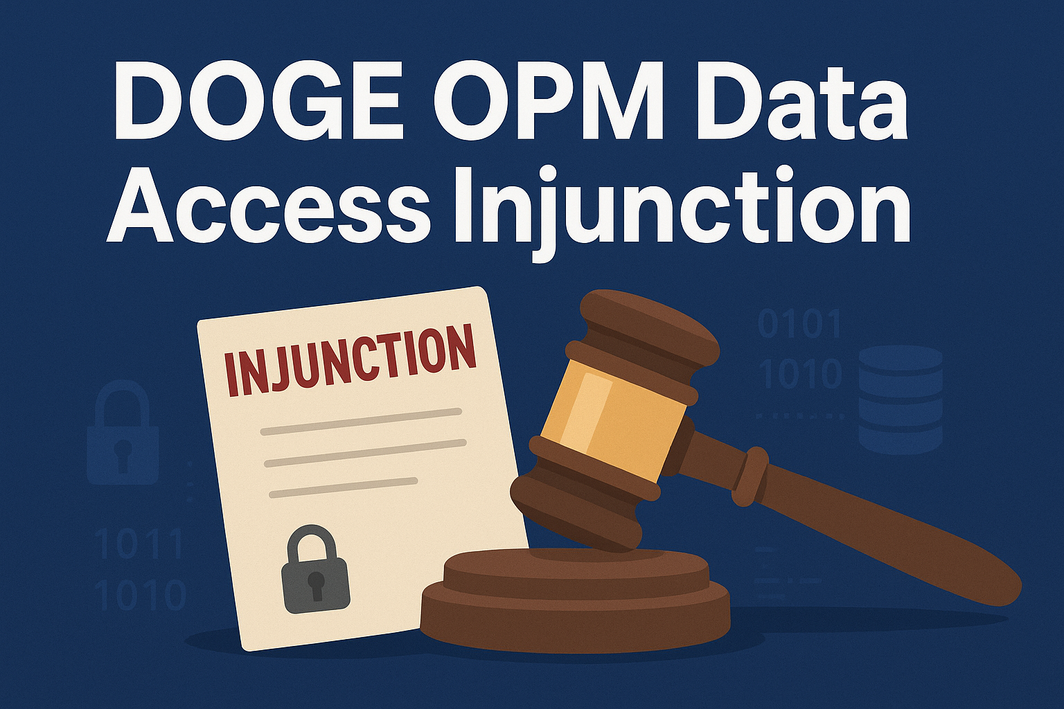 DOGE OPM data access injunction