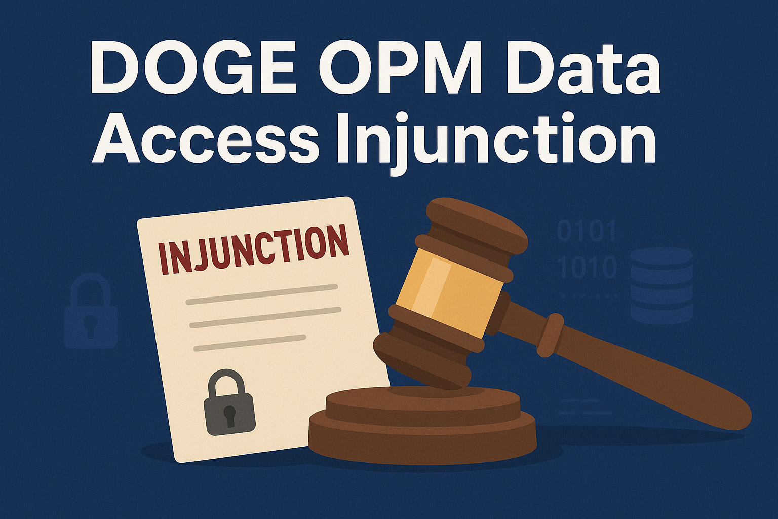 DOGE OPM data access injunction