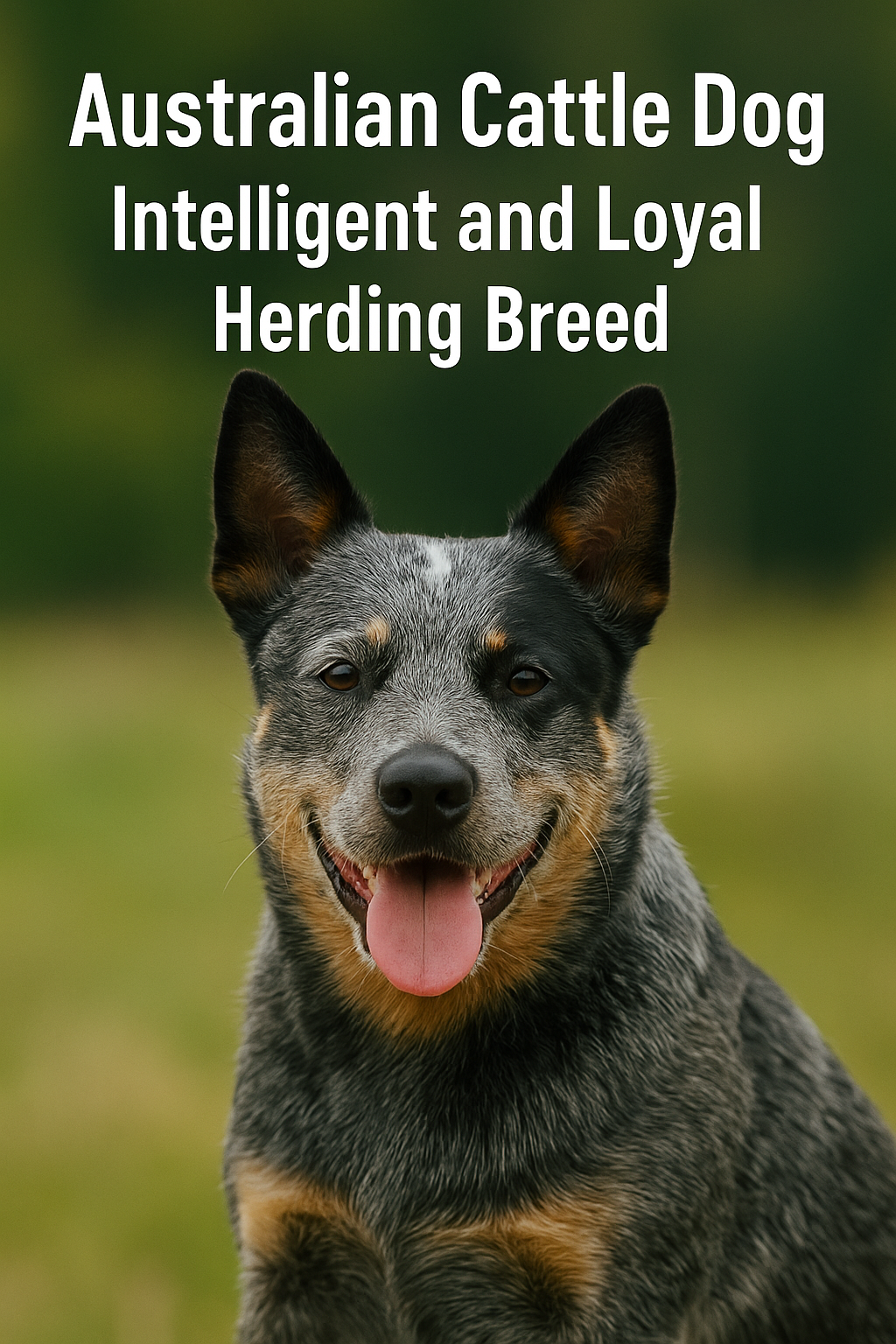 Australian Cattle Dog Intelligent and Loyal Herding Breed