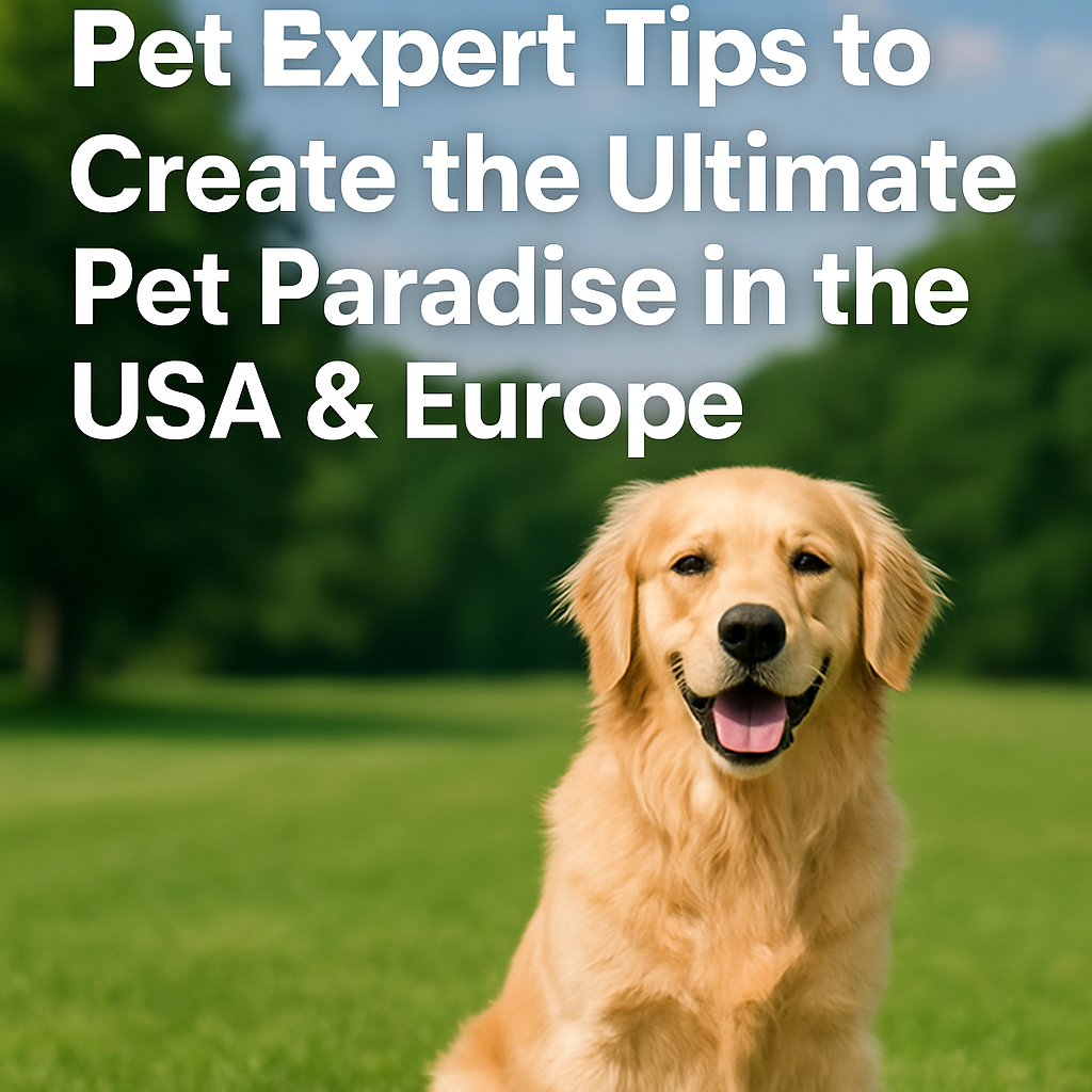 Pet Paradise: 10 Expert Tips to Create the Ultimate Pet Paradise in the USA & Europe