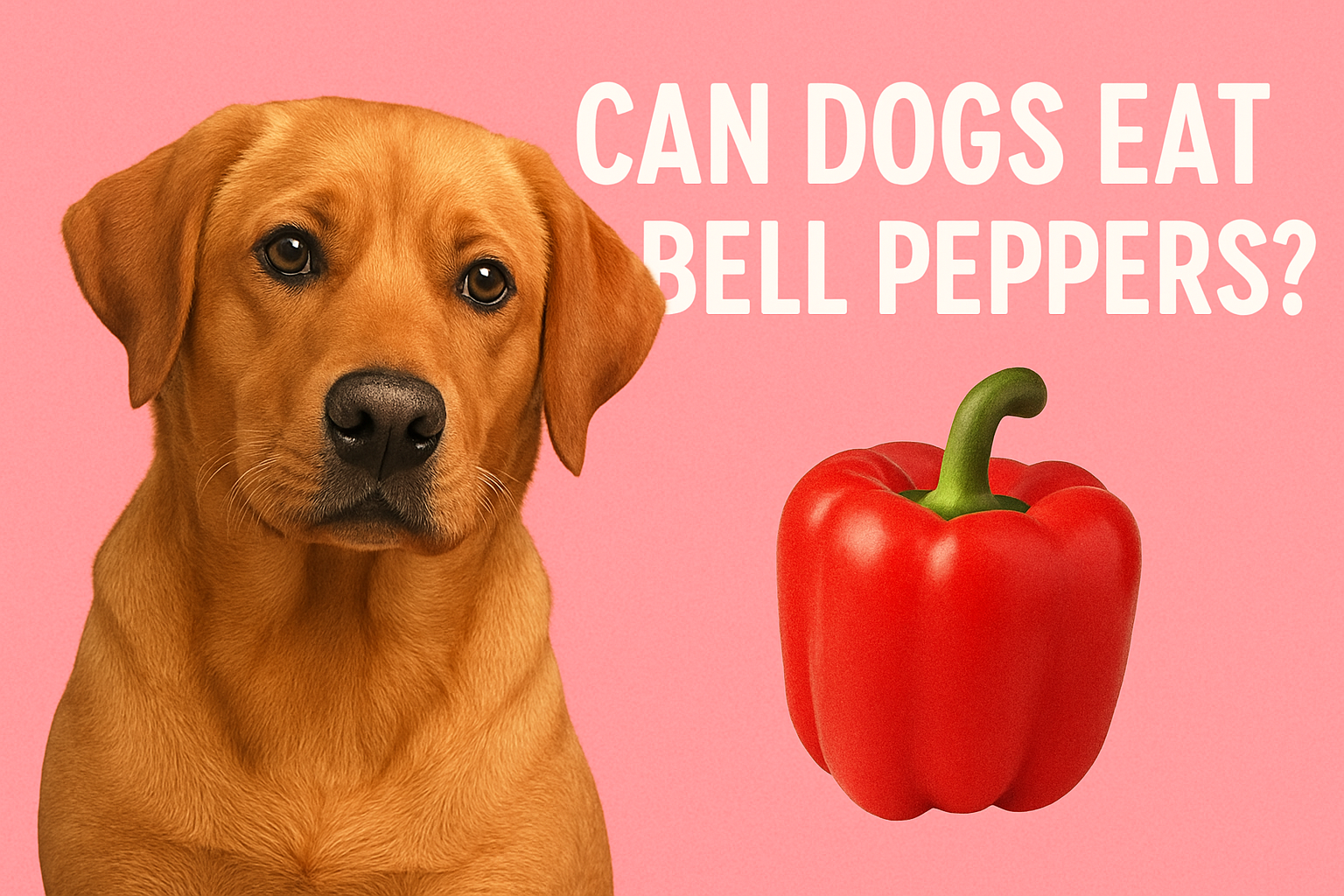 Can Dogs Eat Bell Peppers?